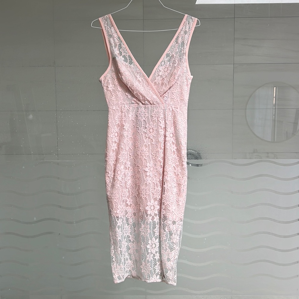 Baby pink, brand new (tags on!) BCBG dress